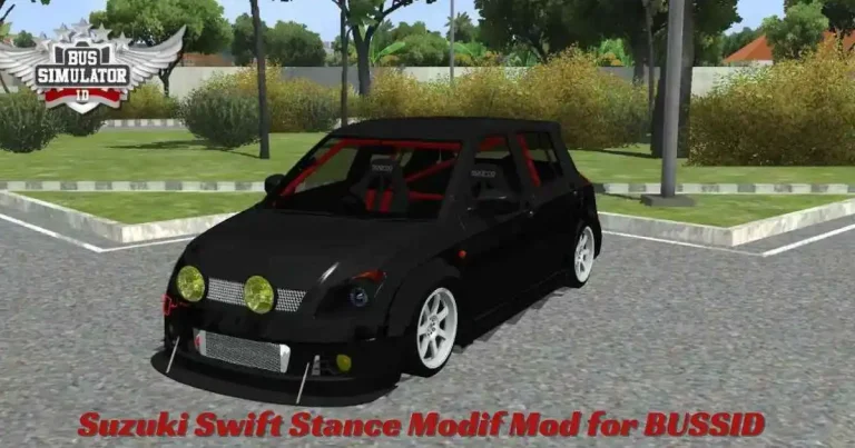 Suzuki Swift Stance Modif Mod for BUSSID – Elevate Your Driving Experience!